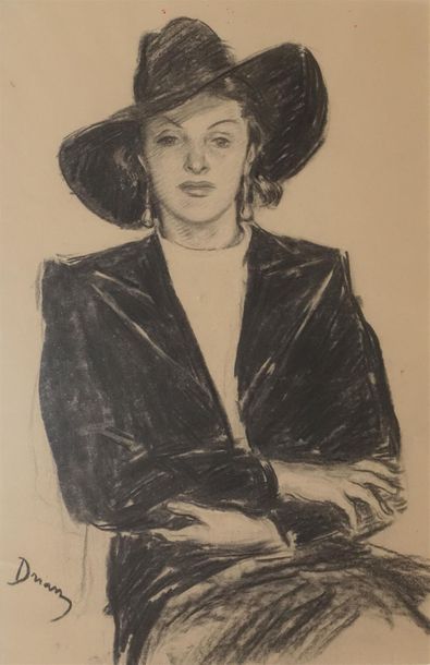 null Étienne DRIAN (1885-1961).
Portrait de Simone BERRIAU, comédienne et directrice...