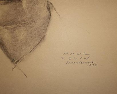 null Paul COLIN (1892-1985).
Portrait de femme
Dessin signé vers le bas à droite...