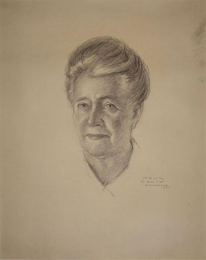 null Paul COLIN (1892-1985).
Portrait de femme
Dessin signé vers le bas à droite...