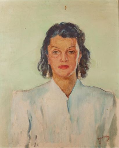 null Étienne DRIAN (1885-1961).
Portrait de Simone BERRIAU, comédienne et directrice...