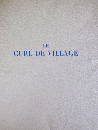 null BALZAC Honoré de. Le Curé de village. Paris, Inter nos, 1946 ; gr. in-4° en...