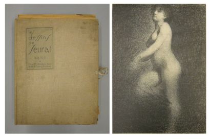  SEURAT. KAHN (Gustave). Les Dessins de Georges Seurat (1859-1891). Paris, Berheim-Jeune,... Gazette Drouot