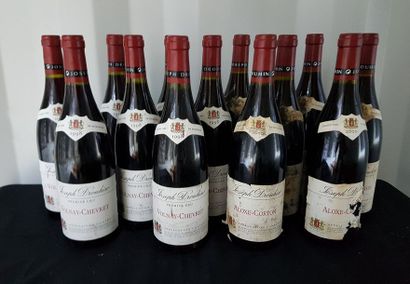 Lot de 13 bouteilles, Rouges de Bourgogne : Lot de 13 bouteilles, Rouges de Bourgogne...
