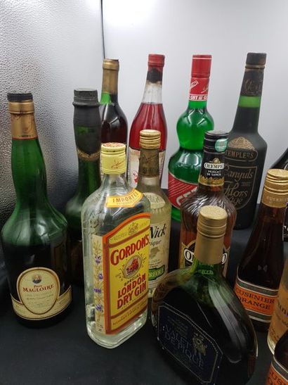 Lot de 16 bouteilles : Lot de 16 bouteilles :
1 bouteille liqueur d'Armagnac Valet...