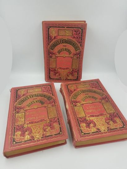 Verne Jules VERNE Jules

3 volumes, Paris, Hachette, collection Hetzel, respectivement...