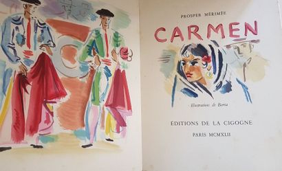 Mérimée Prosper MERIMEE Prosper
Carmen. Paris, Editions de la Cigogne, 1962. Un volume...