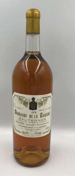 1 bouteille DOMAINE DE LA GAUCHE, Sauternes 1979 150 ml 1 bouteille DOMAINE DE LA...