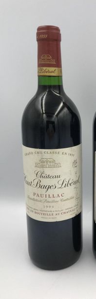 1 bouteille Chateau Haut-Bages Liberal, Paulliac GDC, 1994 1 bouteille Chateau Haut-Bages...