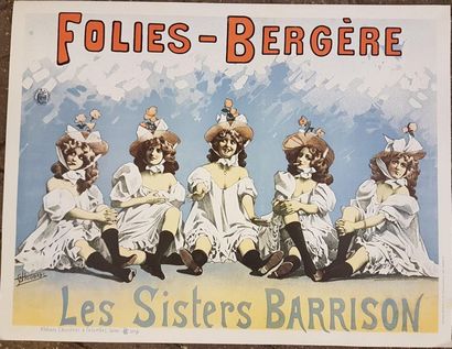 CHOUBRAC & AFFICHES THEATRE CHOUBRAC

Affiche "Folies Bergères. Les sisters Barrison"...