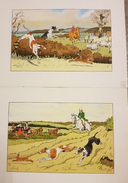 Harry Eliott (1882-1959) Harry ELIOTT (1882-1959)

Hare hunting

2 signed prints...