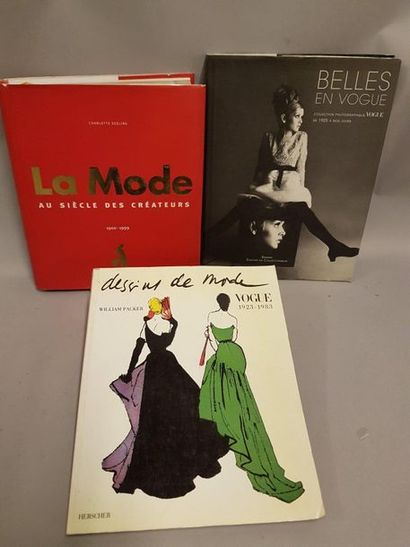 MODE MODE

3 vol

-" Belles en Vogue, collection photographiques de 1925 à nos jours",...