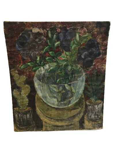 Nathan IMENITOFF 
Nathan IMENITOFF




Bouquet




Oil on canvas signed lower left,


pasted...