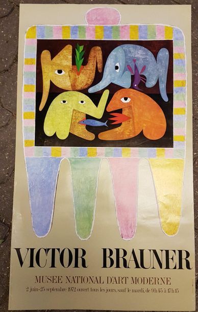 Poster "ELEPHANTS", poster illustré par Victor BRAUNER (1903-1966)

 A l'occasion...