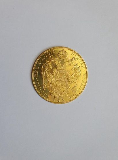 HONGRIE HONGRIE

Pièce de 4 ducats en or, François Joseph 1er, réedition de 1915

Poids...