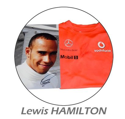Lewis HAMILTON - Formule 1 Lewis HAMILTON

Tee-shirt F 1 signé Grand Prix Espagne...