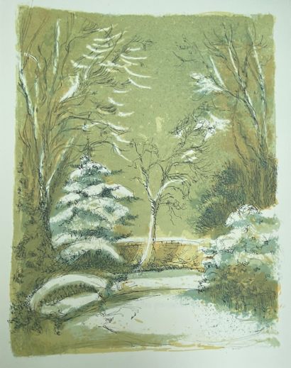 Maurice GENEVOIX, Forêt voisine, lithographies originales de Steinlen, éditions Vialetay,...