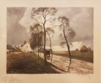 Henri FOURDAIN Henri FOURDAIN

Landscape

Four lithographs on paper signed lower...
