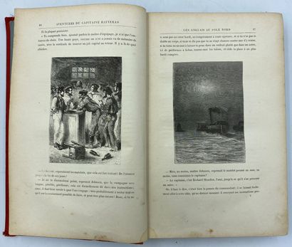 Jules VERNE, Voyage et aventures du capitaine Hatteras, les angais au Pôle Nord,...