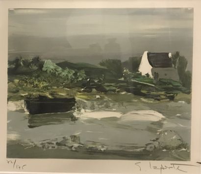 Georges LAPORTE Georges LAPORTE

STRANDED BOATS

Colour lithographs on paper signed...