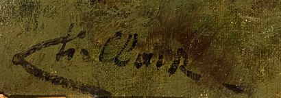 Charles CLAIR Charles CLAIR

PAYSAGE

Huile sur toile signée en bas à gauche

50...