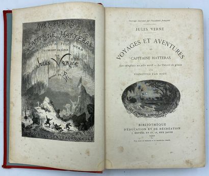 Jules VERNE, Voyage et aventures du capitaine Hatteras, les angais au Pôle Nord,...