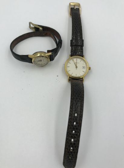 Zenith ZENITH

Petite montre bracelet de dame, le cadran en or jaune 18K ( 750 millièmes),...