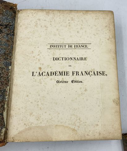 [GRAMMAIRE] 4 vol [GRAMMAIRE] 4 vol

-INSTITUT DE FRANCE

Dictionnaire de l'Académie...