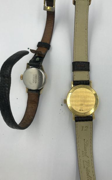 Zenith ZENITH

Petite montre bracelet de dame, le cadran en or jaune 18K ( 750 millièmes),...
