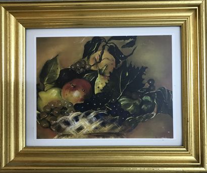 Lot comprenant : Lot comprising : 

- Six framed reproductions: bouquet of flowers,...
