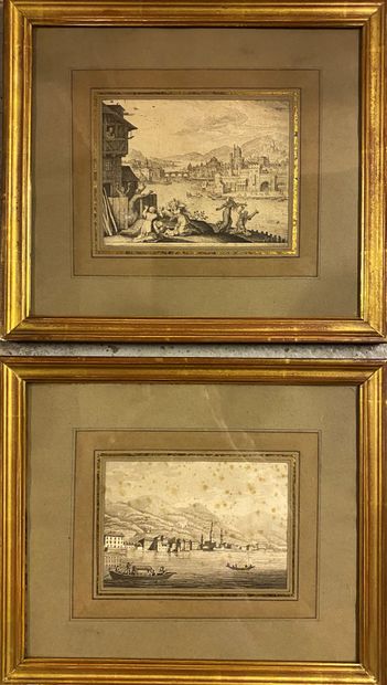 Lot de pièces encadrées: Batch of framed pieces: 

-DEPAULIS

PORTRAIT OF LOUISE...