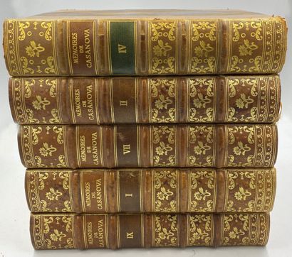 null CASANOVA] 10 vols. 


CASANOVA DE SEINGALT, Memoirs of Casanova de Seingalt...
