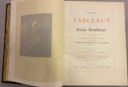 null 
[ART - CATALOGUE RAISONNE]

 "Atelier Rosa Bonheur", tome 1er Tableaux, catalogue...