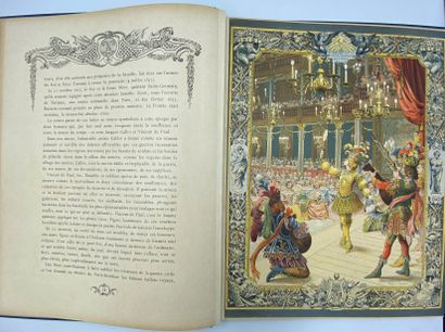 null TOUDOUZE- LE LOIR- CAHU] 2 vols. 


- Le roi soleil, text by Gustave Toudouze,...
