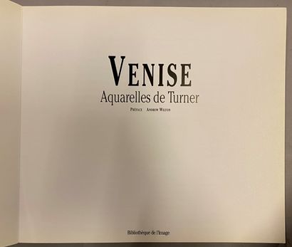 null 
[ART - PEINTURE-DESSINS] 8 vol. 






- " Venise , aquarelles de Turner",...