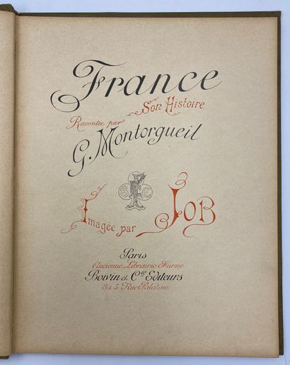 null JOB - MONTORGEUIL] 3 vols. 


- The national songs of all countries, described...