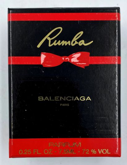 BALENCIAGA " Rumba " BALENCIAGA " Rumba " 

Flacon en verre de couleur noire, titré...