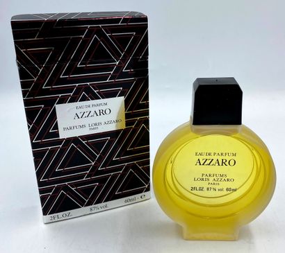 AZZARO " Azzaro " AZZARO " Azzaro " 

Flacon de forme, modèle montre, titré sur une...