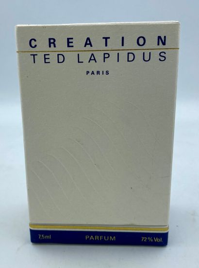 TED LAPIDUS " Création " TED LAPIDUS " Création " 

Flacon en verre, en forme de...