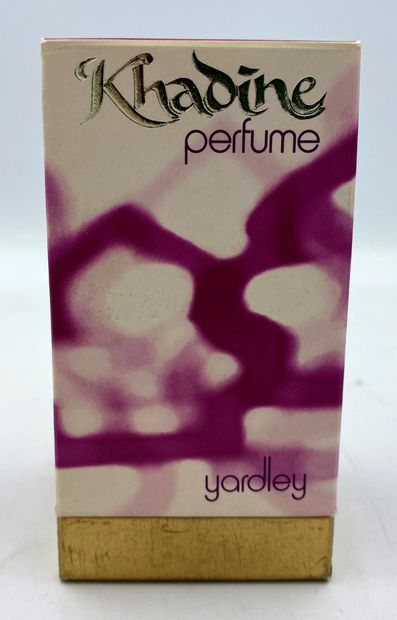 YARDLEY " Khadine " YARDLEY "Khadine 

Glass bottle of elongated shape, label in...