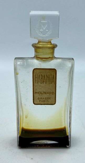 MOLINARD " Habanita " MOLINARD " Habanita " 

Flacon en verre, de forme rectangulaire,...