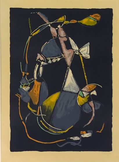 André LANSKOY André LANSKOY

COMPOSITION, 1959

Lithographie en couleurs sur papier...