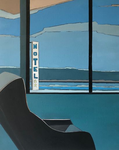 Christine ZIMA Christine ZIMA

"BLUE HOTEL", 2020

Oil on canvas monogrammed

Oil...