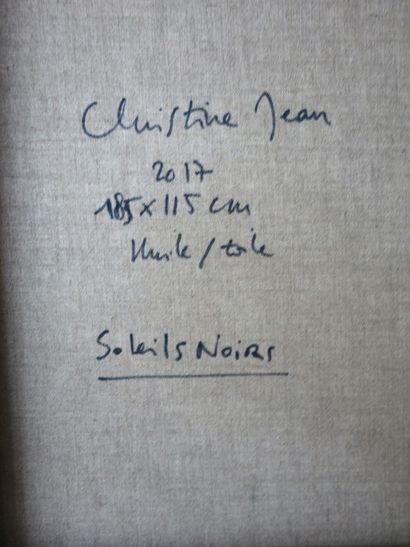 Christine JEAN Christine JEAN

"SOLEILS NOIRS", 2017

Huile sur toile signée, titrée...