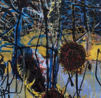 Christine JEAN Christine JEAN

"BLACK SUNS, BURNT HEADS", 2016

Oil on canvas signed,...