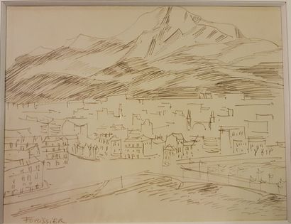 Roger FORISSIER (1924-1957) Roger FORISSIER (1924-1957)

View of Grenoble

Place...