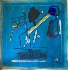 Jean-Michel Alberola - Peintre français (né en 1953) Peinture - "Traditions", 2020...