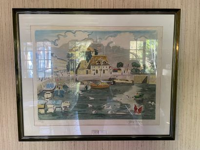 Yves BRAYER Yves BRAYER

SANS TITRE (VUE DE PORT) 

Lithographie en couleurs sur...