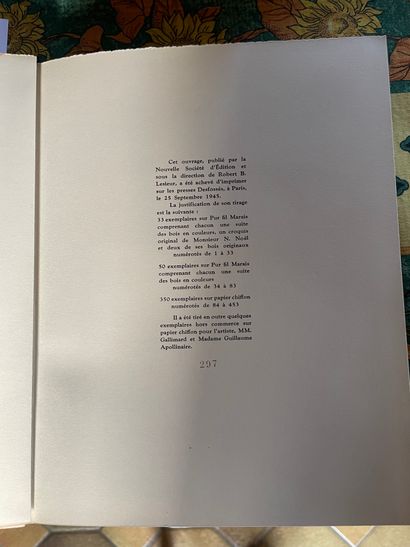 [APOLLINAIRE -NOEL] 1 vol. [APOLLINAIRE -NOEL] 1 vol.

Guillaume APOLLINAIRE, "Le...