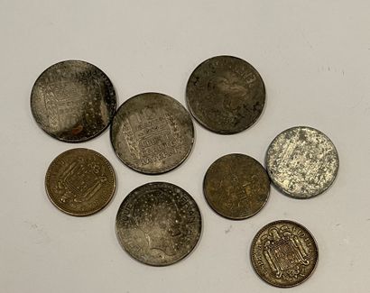 Lot de 8 pièces 10 francs, 1949 Lot de 8 pièces 10 francs, 1949 

Démonétarisé