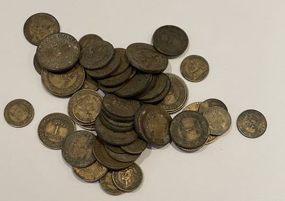 Lot de pièces de monnaies de la Chambre du commerce, 1924 Lot de pièces de monnaies...